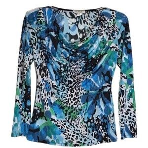 Avital Blouse with Waterfall Neckline